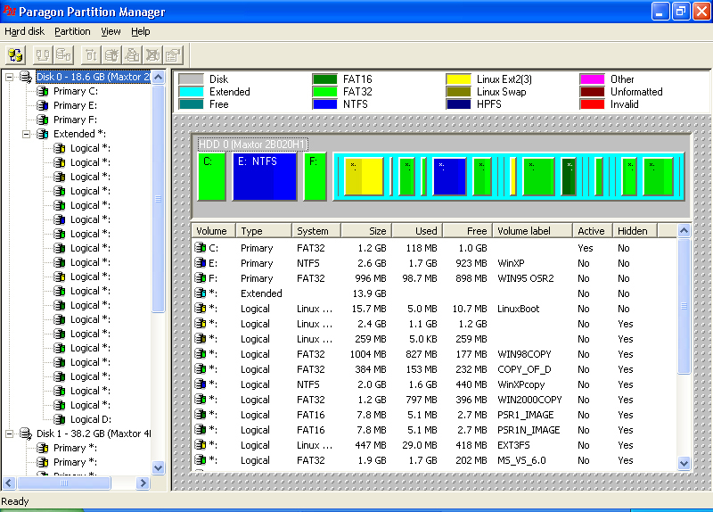 Advanced Partition Manager Screenshot